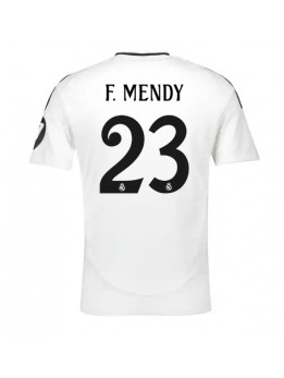 Real Madrid Ferland Mendy #23 Domaci Dres 2024-25 Kratak Rukavima